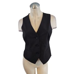 3/$25 Attention Size S Black Vest